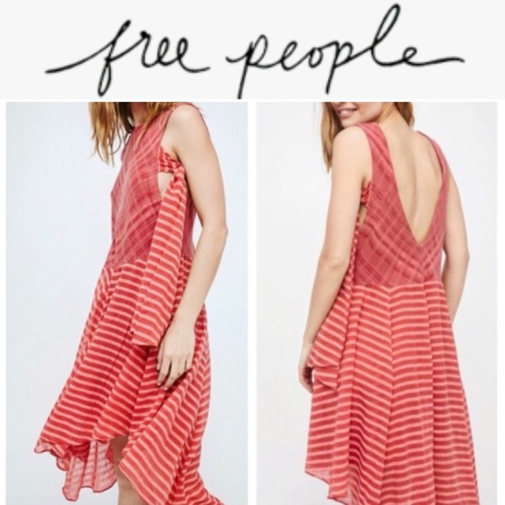 Free People Love It Side Tie Midi Dress